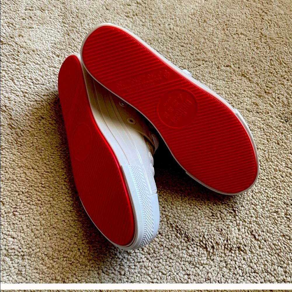 Red Bottom Melissa Jelly Sneakers